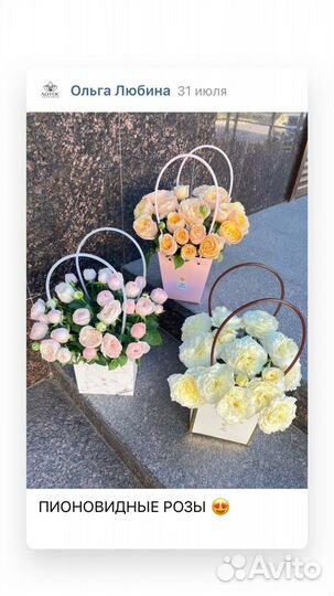 Пионовидные розы