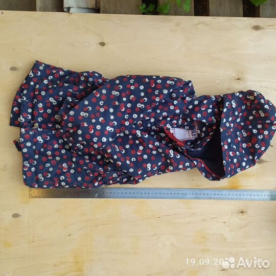 Куртка, дождевик, с флисом. 98 см