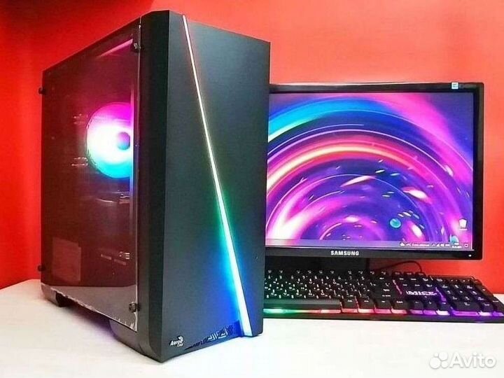 Компьютер i7 7700. RX 8700.