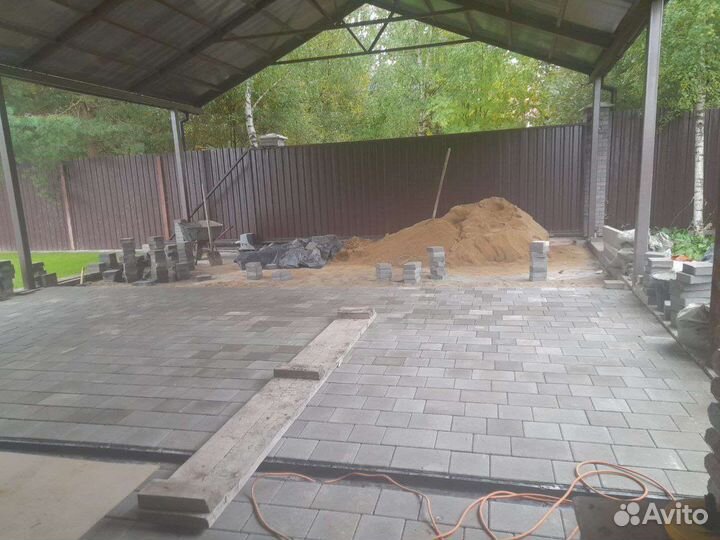 Укладка тротуарной плитки под ключ