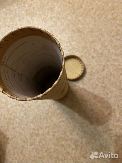 Чехол для алкоголя береста