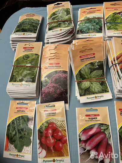 Семена зелени и овощей