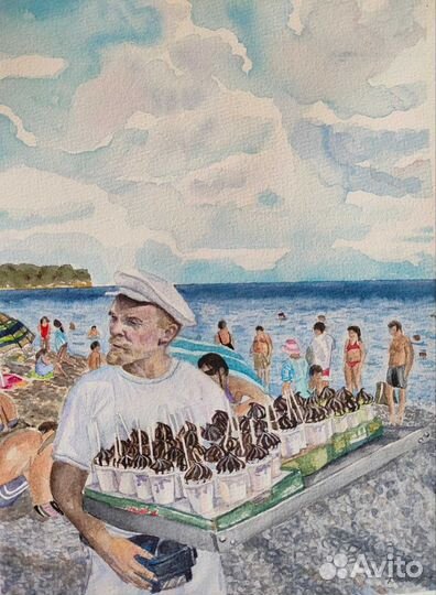 Картина акварелью 