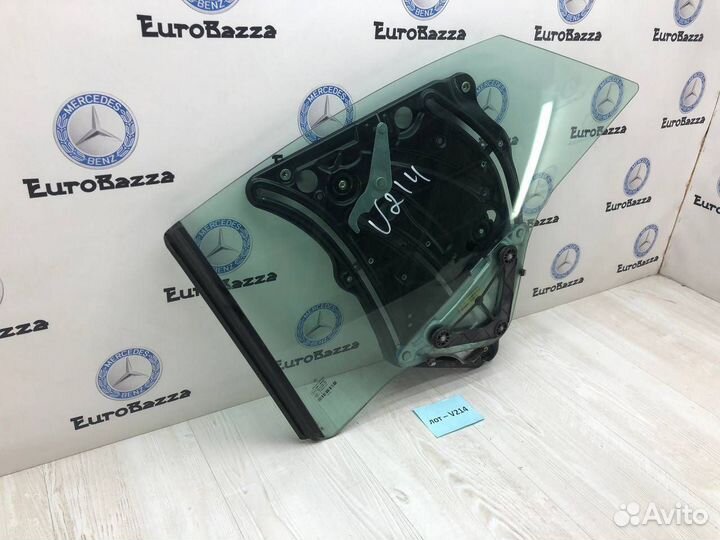 Заднее левое боковое стекло Mercedes W207