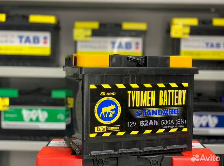 Аккумулятор tyumen battery standard 62 Ач