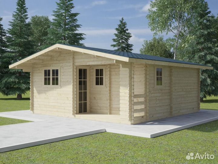 Большой дачный дом 6х6 метров(весна-осень)