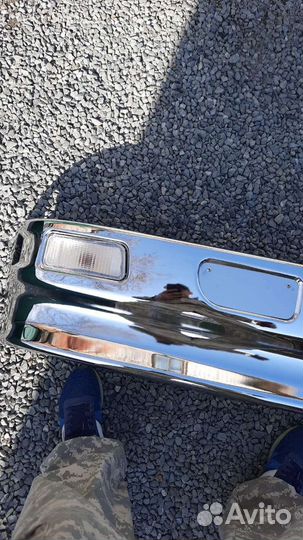 Бампер хро isuzu elf широкий