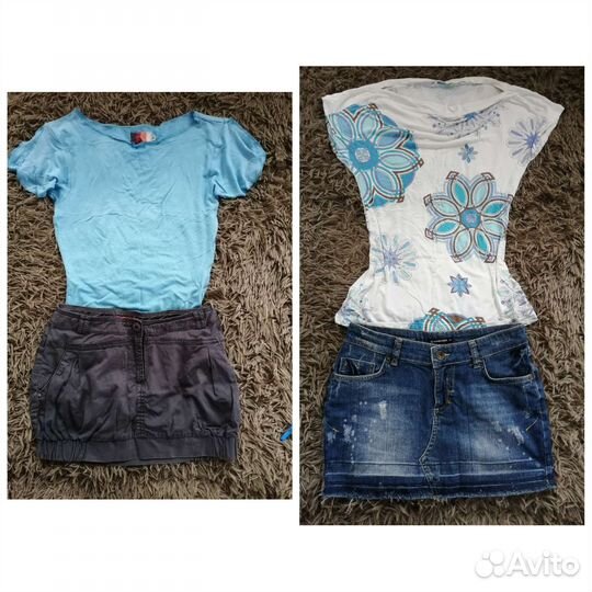 Летние платья и юбки пакетом, 12-14 лет(13шт)