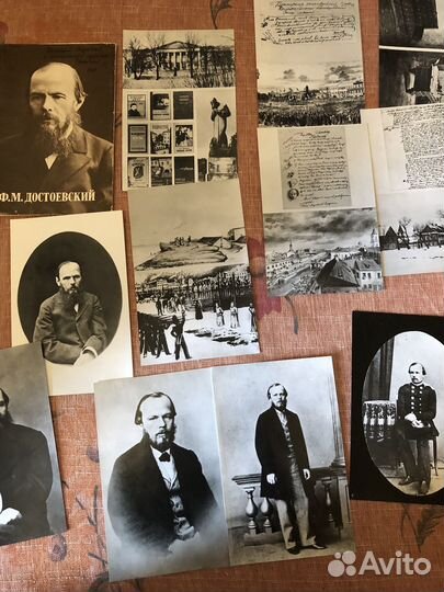Наборы открыток русские писатели Ф.М.Достоевский