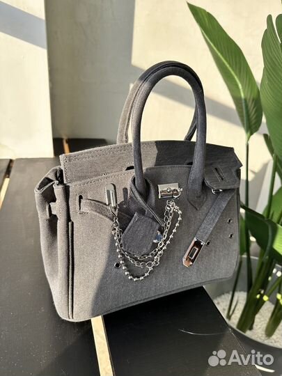 Женская сумка в стиле Hermes Birkin