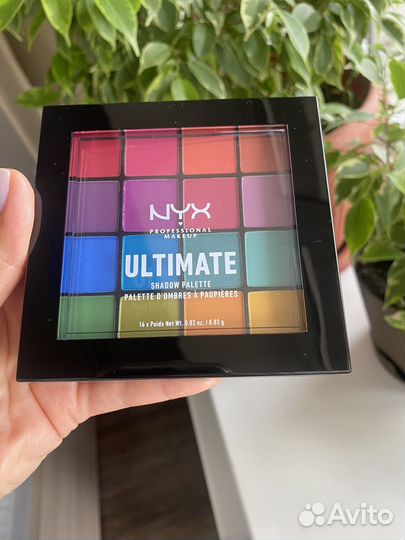 Палетка теней NYX Brights новая
