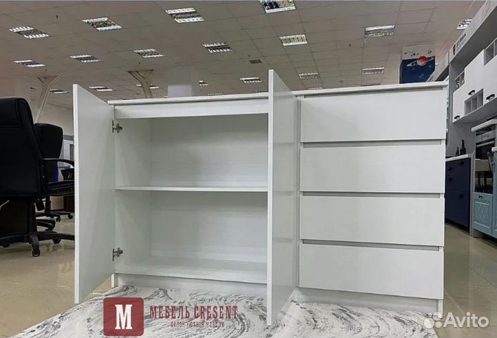 Комод Охта 1600.1 белый