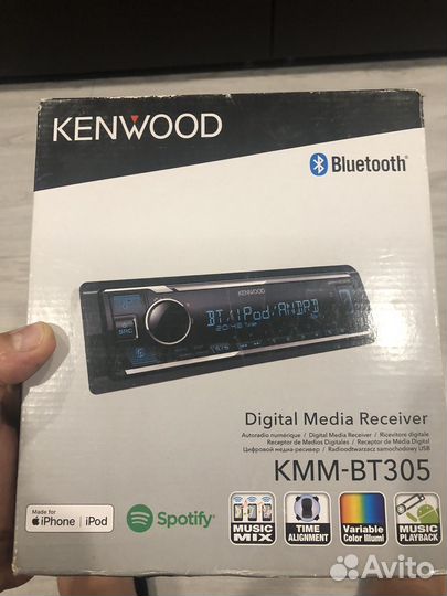 Автомагнитола kenwood kmm-bt305