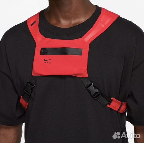 Сумка Nike NikeLab MMW Chest Rig Red