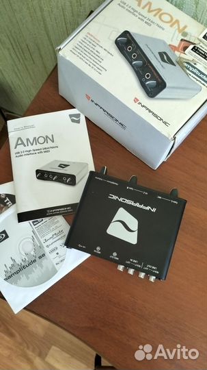 Внешняя звуковая карта amon 24bit 96kgz