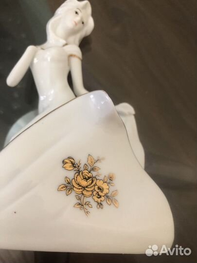 Статуэтка,салфетница,стекло,качество люкс