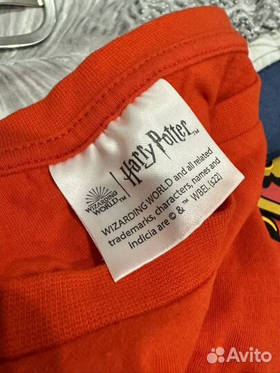 Футболка Гарри Поттер, грифиндор. Красная