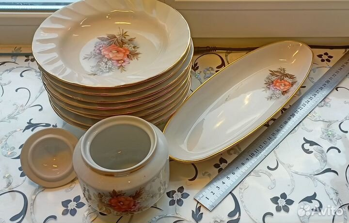 Тарелки суповые далёких СССР 10 шт