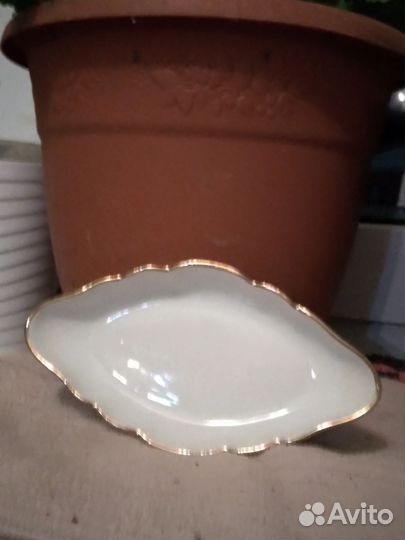 Шпротница фарфоровая