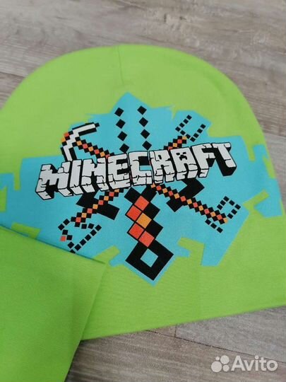 Комплект шапка снуд майнкрафт 52