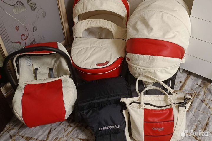 Коляска camarelo 3 в 1