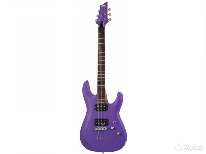 Schecter C-6 Deluxe Satin Dark Purple