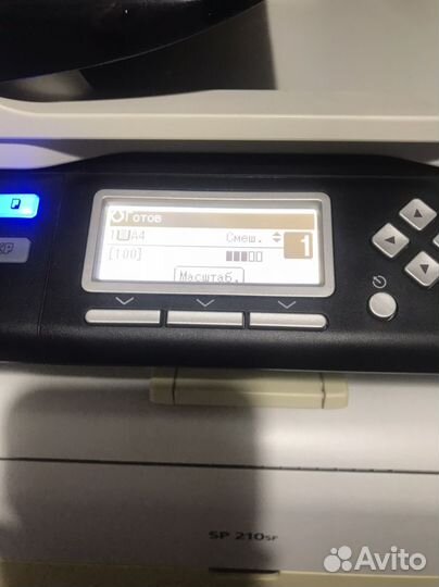 Мфу лазерный ricoh 210(как новые)