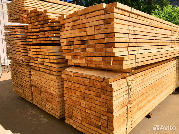 Доска от производителя 50х150х6000мм, сосна, опт