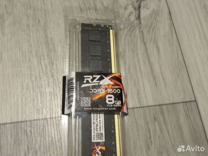 Оперативная память ddr3 8 gb 1600 новая