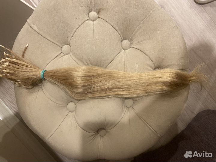 Волосы для наращивания блонд