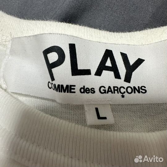 Футболка Comme Des Garcons Play White