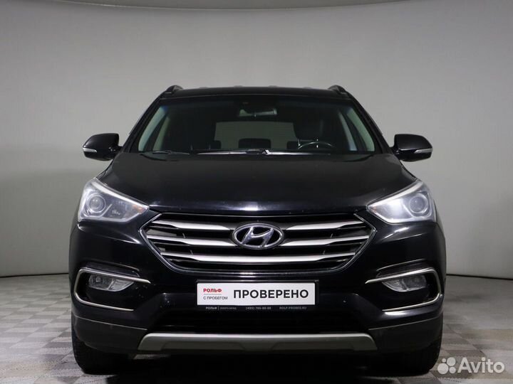 Hyundai Santa Fe 2.2 AT, 2017, 106 202 км