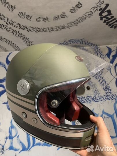 Мотошлем beon b510 retro