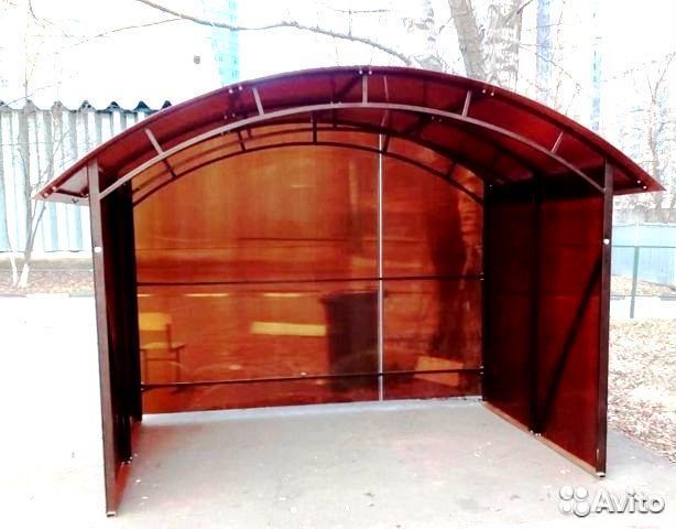 Навeс курилкa 3,6 х 2,1м