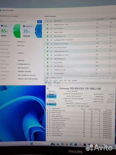 Ssd диск Samsung 850 Evo 1TB