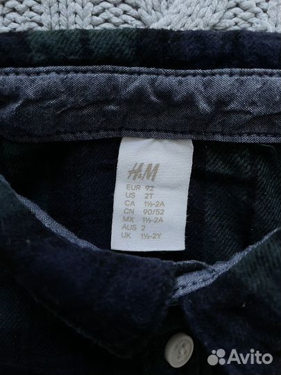 Рубашка H&M 92
