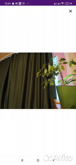 Новый комплект из 2 штор блекаут