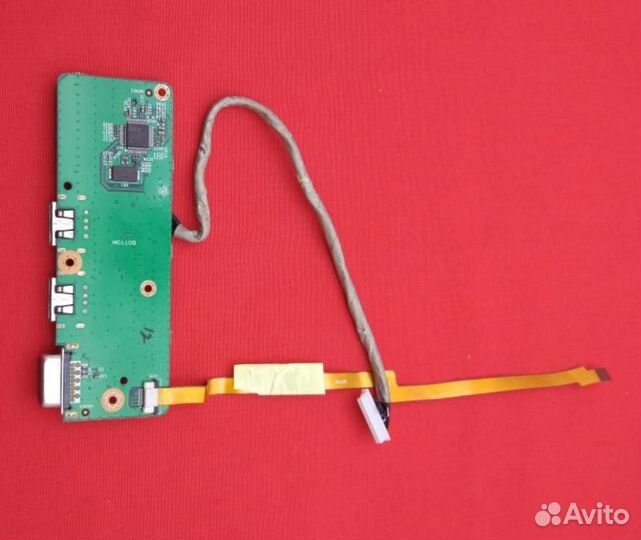 Плата включения с USB, VGA, Cardreader разьемами д