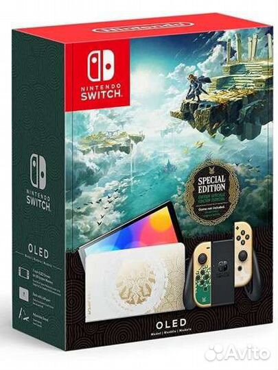 Новая Nintendo Switch Oled Zelda Edition