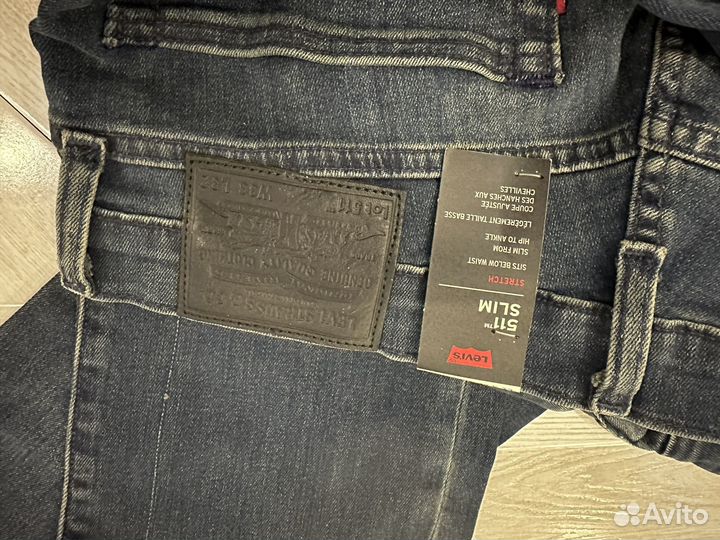 Джинсы мужские levis 511 w 33 l 32