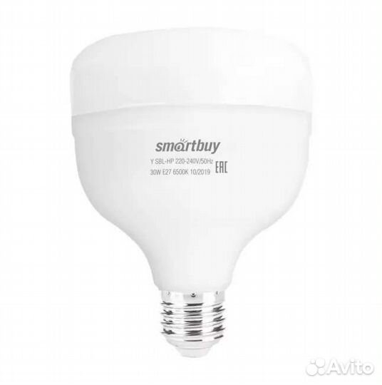 Светодиодная (LED) Лампа Smartbuy-HP-30W/6500/E27