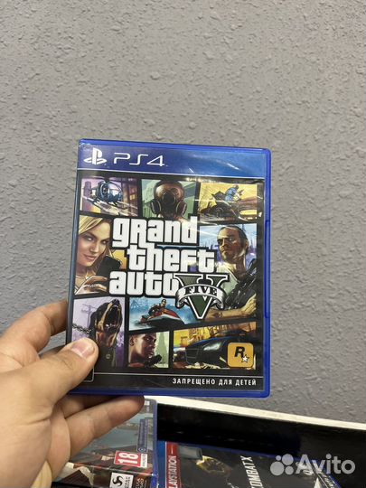 Диски на ps4 gta 5