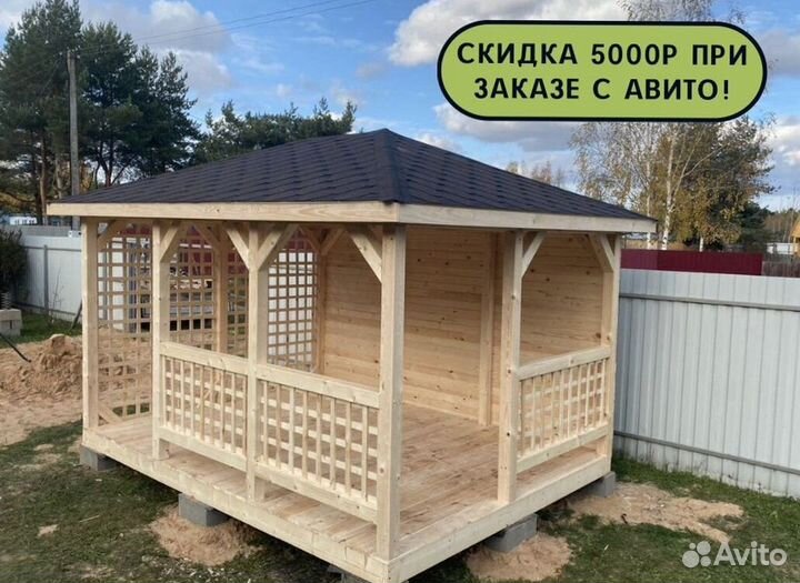 Беседка для дачи