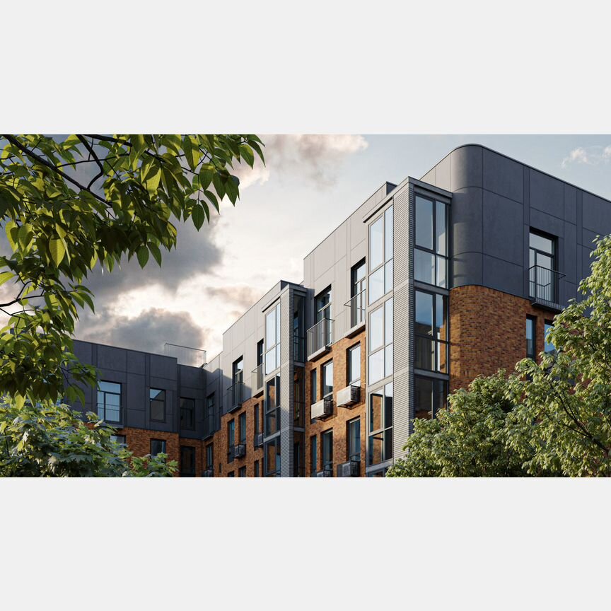 2-к. квартира, 74,7 м², 4/6 эт.