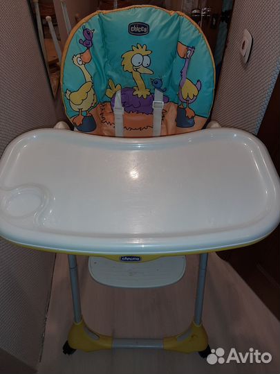 Стульчик для кормления chicco polly
