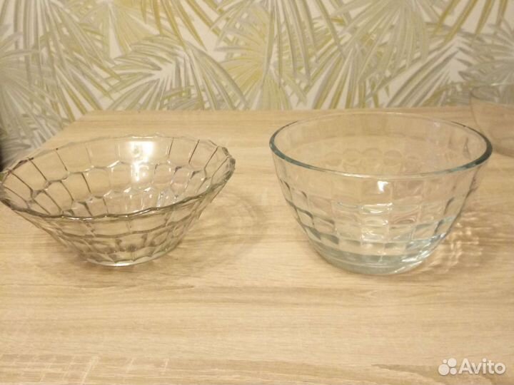 Салатники винтажные большие хрустальные СССР
