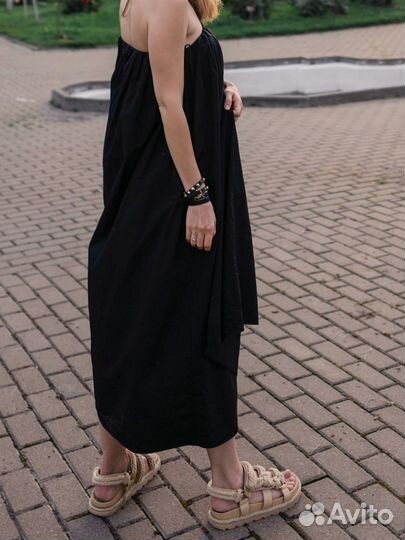 Платье черное Lime Zara Mango