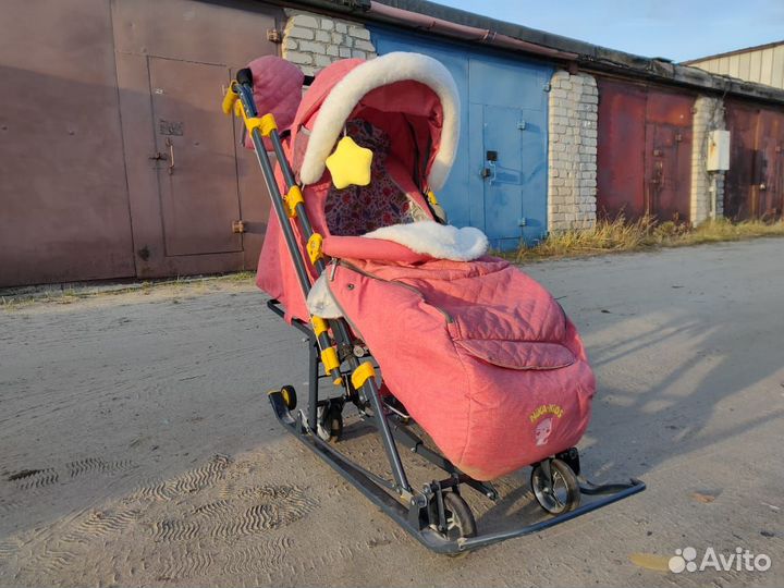Санки коляска Nika kids