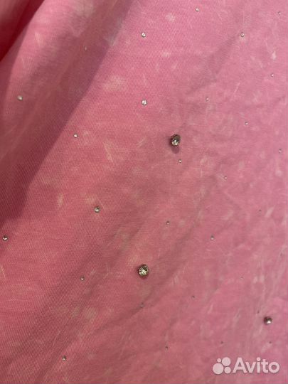 Футболка оверсайз варенка со стразами