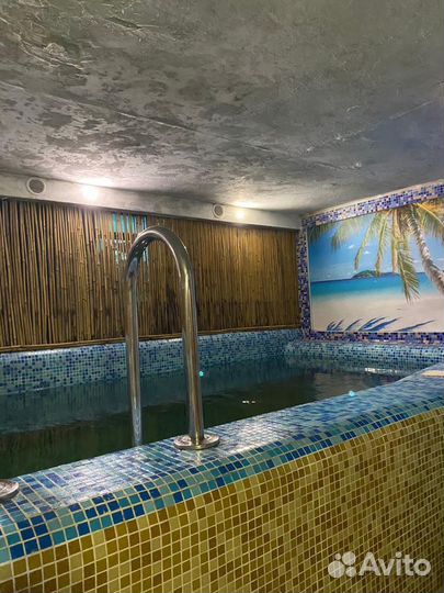 Баня сауна с бассейном